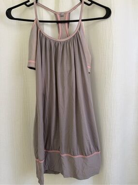 Gray and Pink Lululemon Tank Size 8